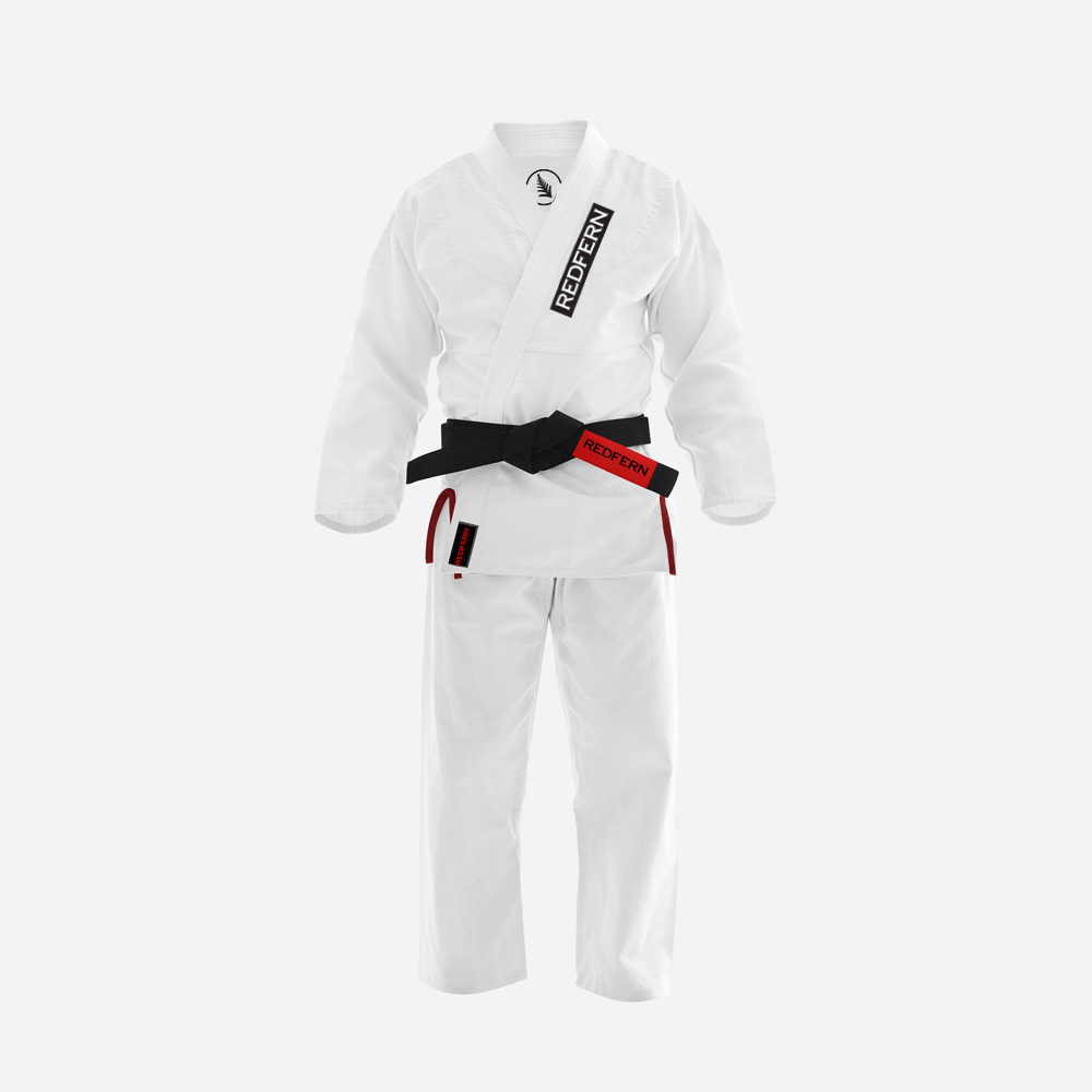 white karate suit